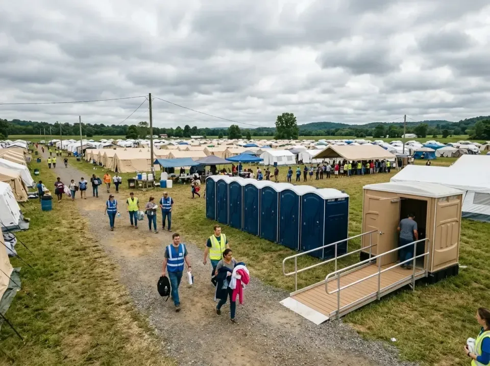 disaster-relief-camp-restrooms-010 — frequently asked questions, Dumpster & Portable Bathrooms Rental in Flower Hill, MD